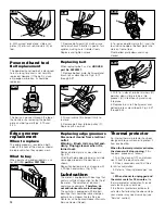 Предварительный просмотр 12 страницы Hoover U6436-900 - TurboPower 7600 Self Propelled WindTunnel Upright Owner'S Manual