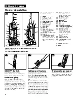 Предварительный просмотр 4 страницы Hoover U6617960 Owner'S Manual