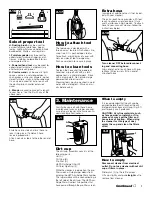 Предварительный просмотр 7 страницы Hoover U6617960 Owner'S Manual