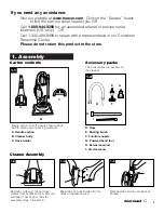 Preview for 3 page of Hoover U8161 Owner'S Manual