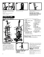 Предварительный просмотр 4 страницы Hoover U8161 Owner'S Manual