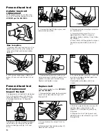 Предварительный просмотр 10 страницы Hoover U8161 Owner'S Manual