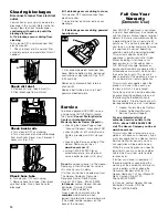 Предварительный просмотр 12 страницы Hoover U8161 Owner'S Manual