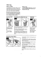 Предварительный просмотр 11 страницы Hoover U8187-900 Owner'S Manual