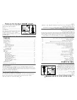 Предварительный просмотр 2 страницы Hoover U8187 Owner'S Manual