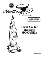 Hoover U8341 Owner'S Manual preview