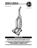 Hoover UH30308RM Owner'S Manual предпросмотр