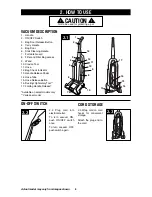 Предварительный просмотр 6 страницы Hoover UH30308RM Owner'S Manual