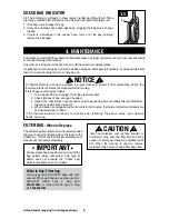 Предварительный просмотр 8 страницы Hoover UH30308RM Owner'S Manual