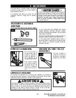 Предварительный просмотр 21 страницы Hoover UH30308RM Owner'S Manual