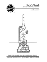 Предварительный просмотр 1 страницы Hoover UH70035 Owner'S Manual