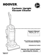 Hoover UH70060RM Owner'S Manual предпросмотр