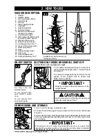 Предварительный просмотр 6 страницы Hoover UH70600 Owner'S Manual