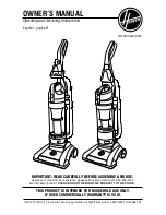 Предварительный просмотр 2 страницы Hoover UH70800 Owner'S Manual