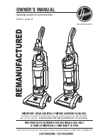 Hoover UH70805RM Owner'S Manual предпросмотр