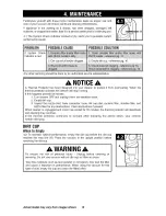 Предварительный просмотр 10 страницы Hoover UH70905 Owner'S Manual