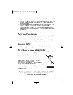 Preview for 41 page of Hoover VHV 680F Instruction Book