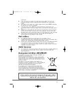 Preview for 59 page of Hoover VHV 680F Instruction Book