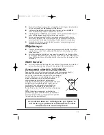 Preview for 95 page of Hoover VHV 680F Instruction Book