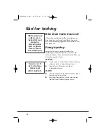 Preview for 118 page of Hoover VHV 680F Instruction Book