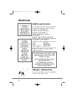 Preview for 150 page of Hoover VHV 680F Instruction Book