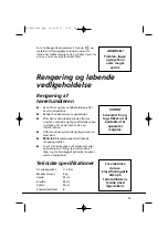 Preview for 35 page of Hoover Vision HD Instruction Book