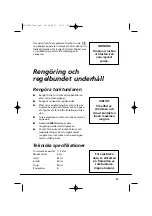 Preview for 89 page of Hoover Vision HD Instruction Book