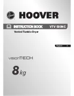 Hoover Vision Tech VTV 580NC Instruction Book preview