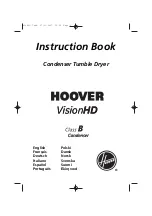 Hoover VisionHD Instruction Book preview