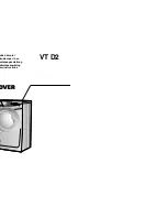 Hoover VT D2 User Instructions предпросмотр