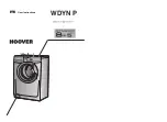 Hoover WDYN P User Instructions preview