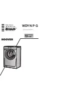 Hoover WDYN9666 G User Instructions предпросмотр