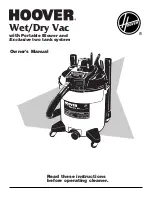 Hoover Wet/Dry Vac Owner'S Manual предпросмотр