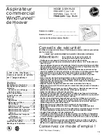 Предварительный просмотр 19 страницы Hoover Wind Tunnel Operating Instructions Manual