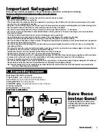 Preview for 3 page of Hoover WindTunnel S3630 Owner'S Manual