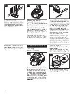 Предварительный просмотр 6 страницы Hoover WindTunnel S3755 Owner'S Manual