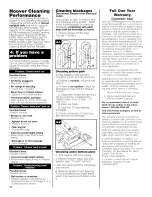 Предварительный просмотр 12 страницы Hoover WindTunnel U5470-900 Owner'S Manual