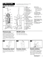 Предварительный просмотр 5 страницы Hoover WindTunnel U5720-900 Owner'S Manual