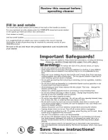 Preview for 2 page of Hoover WindTunnel U6434-900 Owner'S Manual