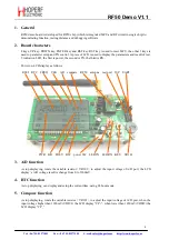 HopeRF RF50 Demo Manual preview