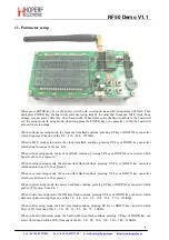Preview for 4 page of HopeRF RF50 Demo Manual