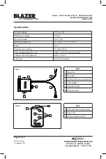 Предварительный просмотр 2 страницы Hopkins BLAZER CWL622 Owner'S Manual