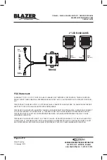 Предварительный просмотр 4 страницы Hopkins BLAZER CWL622 Owner'S Manual