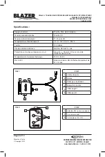 Предварительный просмотр 6 страницы Hopkins BLAZER CWL622 Owner'S Manual