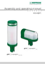 Preview for 1 page of Hoppecke grid aquagen pro Assembly And Operating Manual