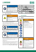 Preview for 23 page of Hoppecke trak HF premium Operating Manual