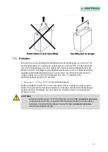 Preview for 14 page of Hoppecke trak | systemizer dynamics Installation, Operating And Maintenance Manual