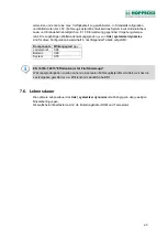 Preview for 22 page of Hoppecke trak | systemizer dynamics Installation, Operating And Maintenance Manual