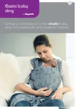 Предварительный просмотр 1 страницы Hoppediz Elastic baby sling Instructions Manual