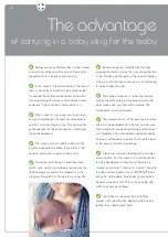 Предварительный просмотр 4 страницы Hoppediz Elastic baby sling Instructions Manual